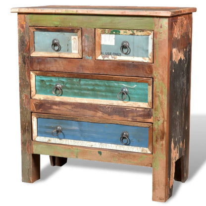 vidaXL Vintage Cabinet | Multicolour | Reclaimed solid wood | Medium | Storage