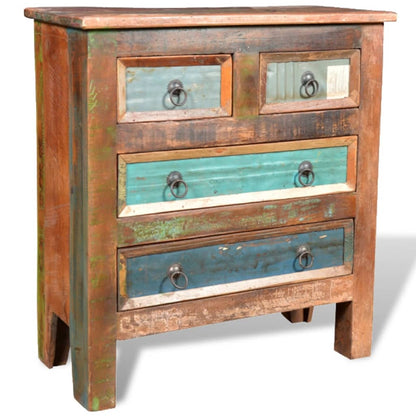 vidaXL Vintage Cabinet | Multicolour | Reclaimed solid wood | Medium | Storage