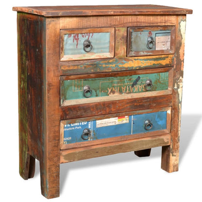 vidaXL Vintage Cabinet | Multicolour | Reclaimed solid wood | Medium | Storage