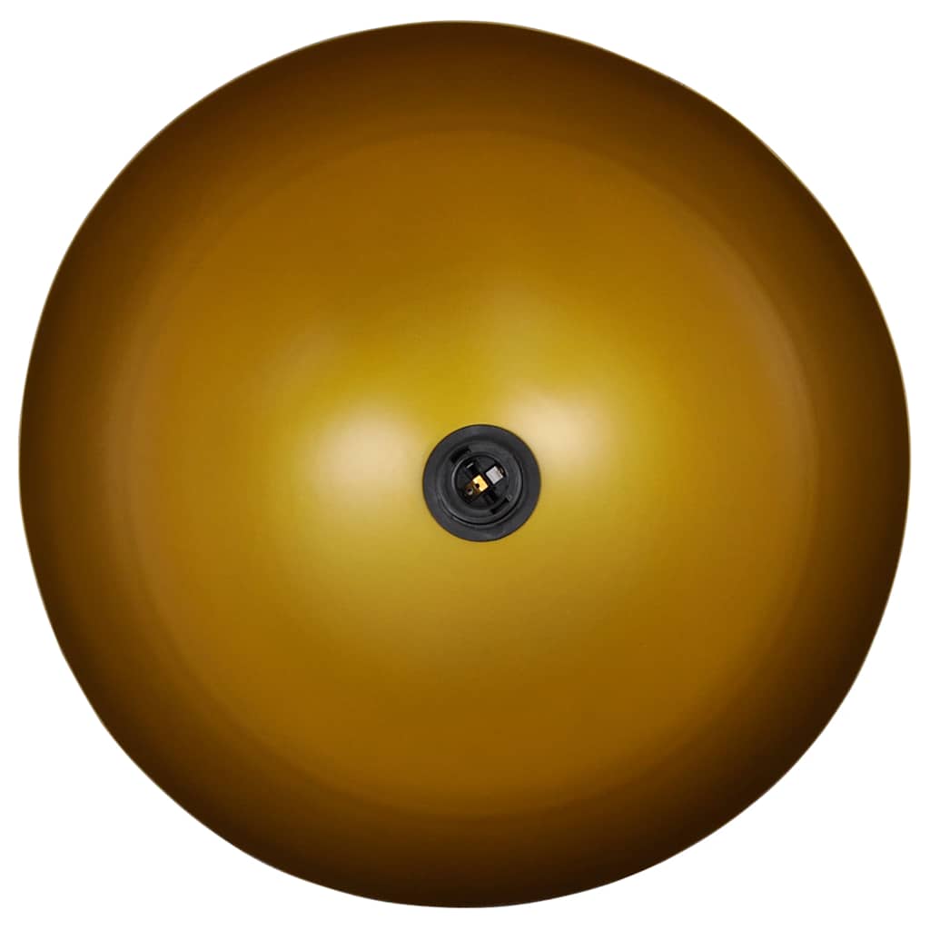 241113 vidaXL Ceiling Lamp 2 pcs Height-adjustable Semi-spherical Black