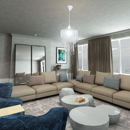 vidaXL Pendant Chandelier 22.5 x 30.5 cm