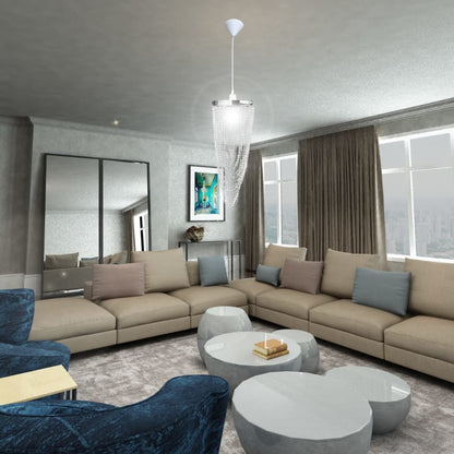 vidaXL Pendant Chandelier 22 x 58 cm