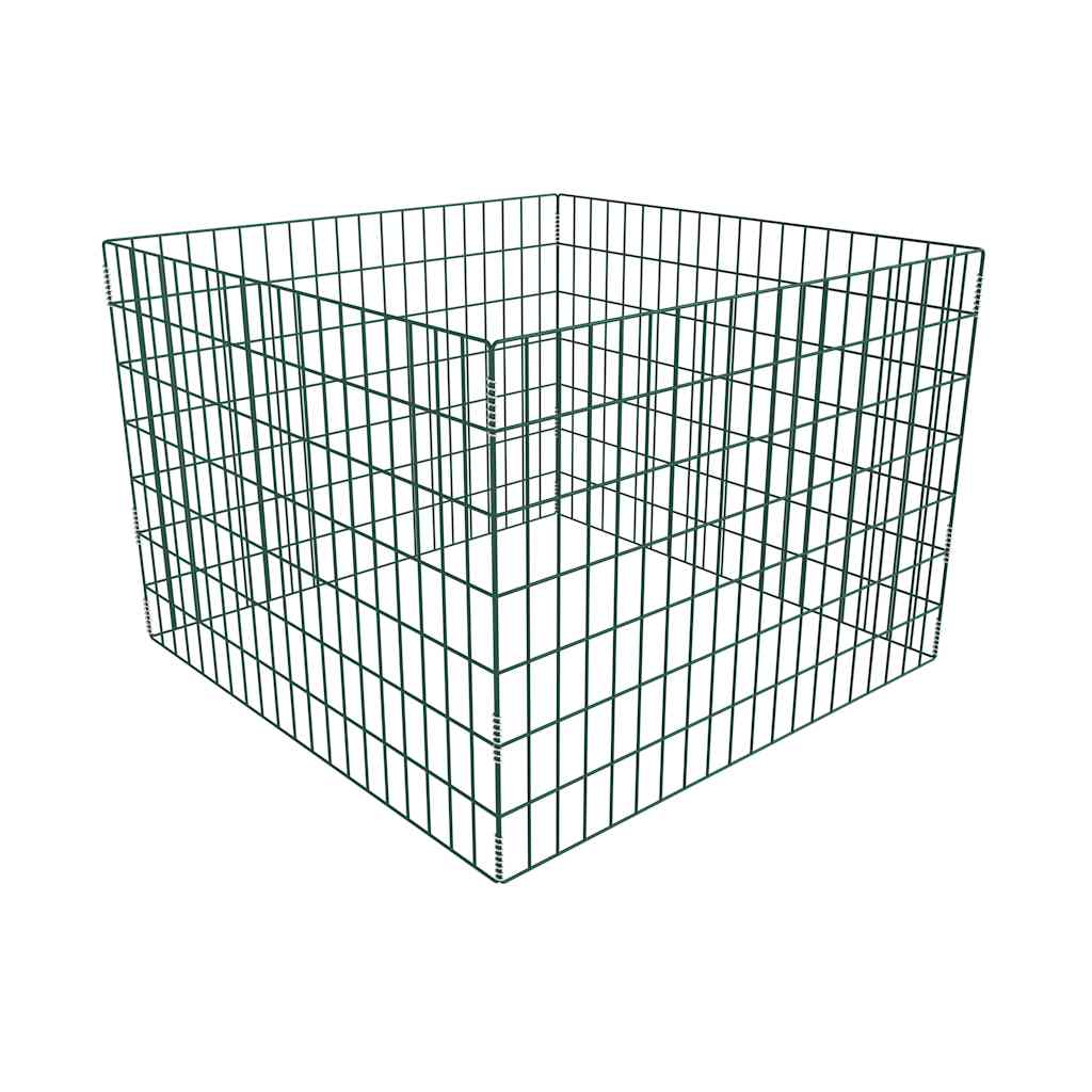 141206 vidaXL Square Mesh Garden Composter 100 x 100 x 70 cm