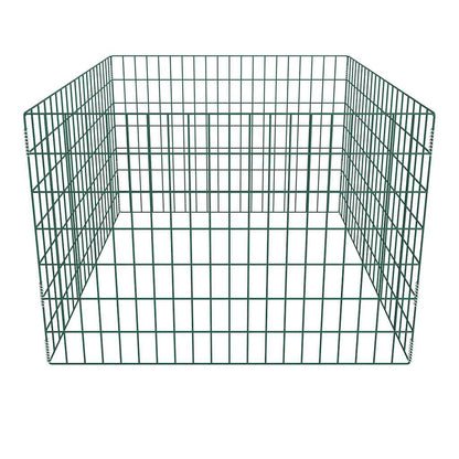 141206 vidaXL Square Mesh Garden Composter 100 x 100 x 70 cm