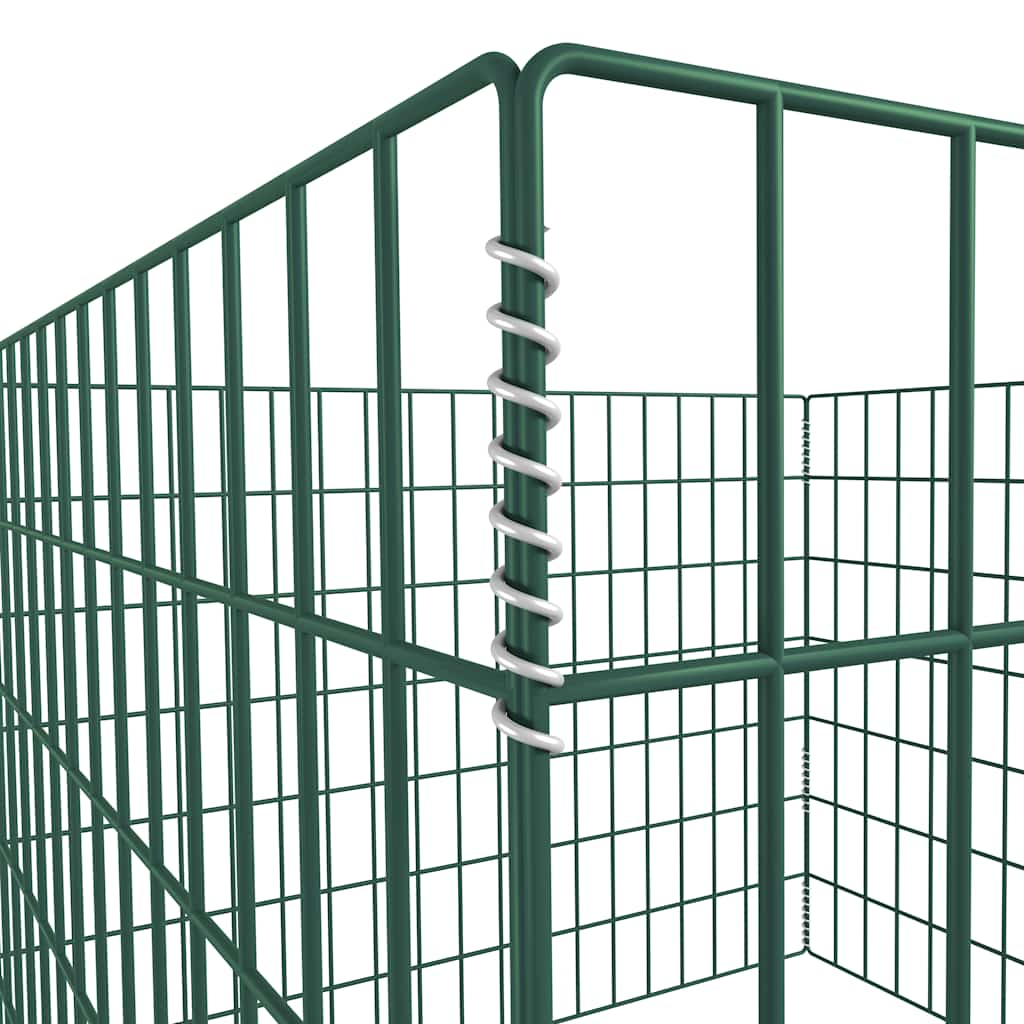141206 vidaXL Square Mesh Garden Composter 100 x 100 x 70 cm