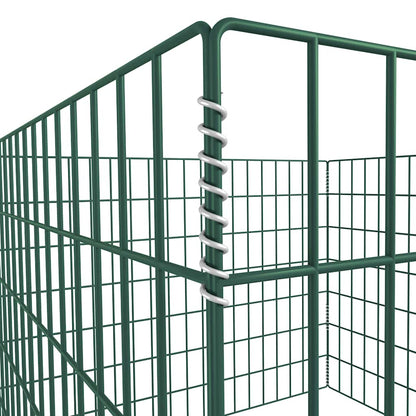 141206 vidaXL Square Mesh Garden Composter 100 x 100 x 70 cm