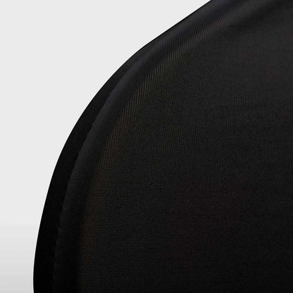 vidaXL Chair Cover Stretch Black 6 pcs