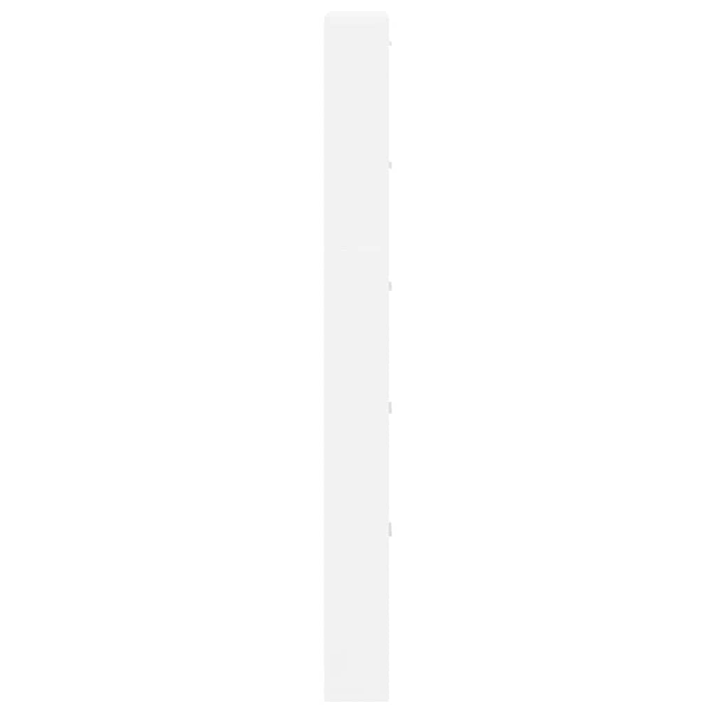 vidaXL White Wooden Shoe Cabinet with 5 Compartments