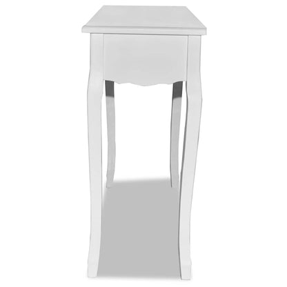 241144 vidaXL Dressing Console Table White