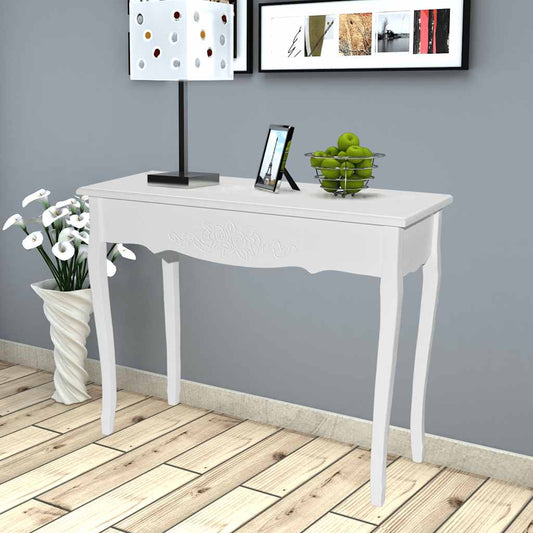 241144 vidaXL Dressing Console Table White