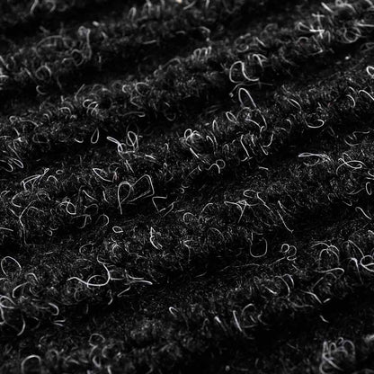 vidaXL Door Mat Black 90 x 60 cm PVC