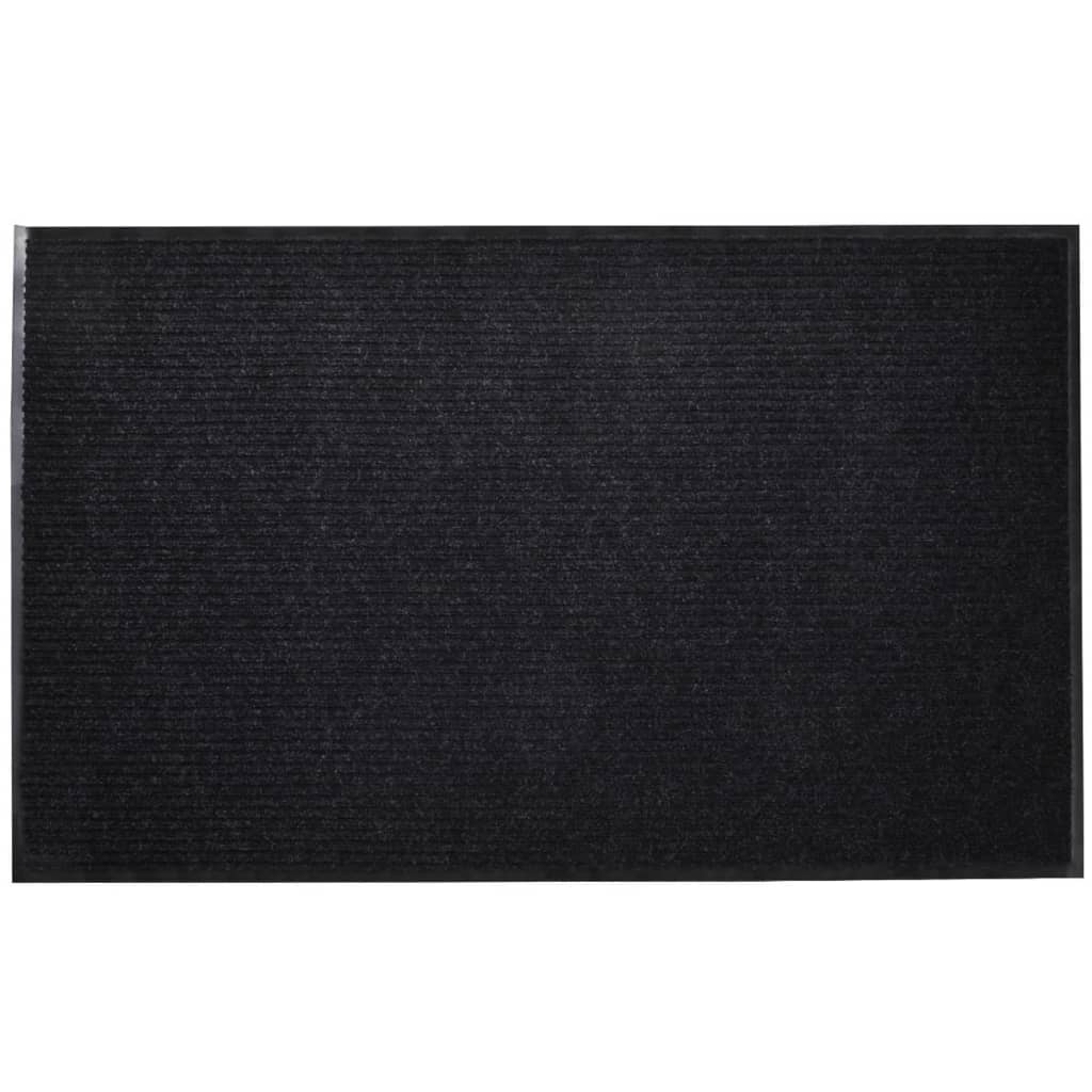 vidaXL Doormat | Black | Polyester | 120 x 180 cm | Doormat | Rectangular