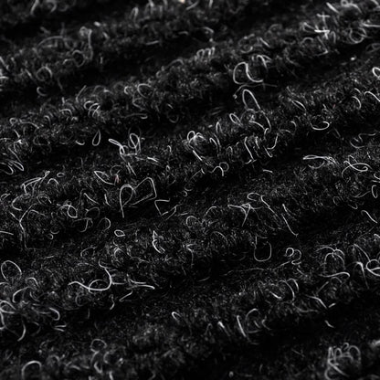 vidaXL Doormat | Black | Polyester | 120 x 180 cm | Doormat | Rectangular