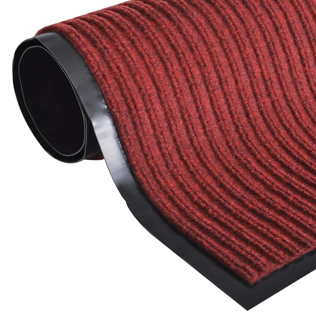 vidaXL Door Mat Red 90 x 120 cm PVC