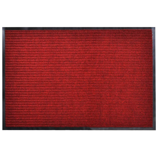 241272 vidaXL Door Mat Red 120 x 180 cm PVC