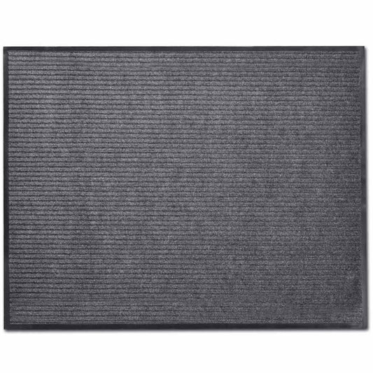 241274 vidaXL Door Mat Grey 90 x 60 cm PVC