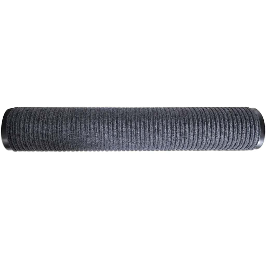 vidaXL Door Mat Grey 90 x 60 cm PVC