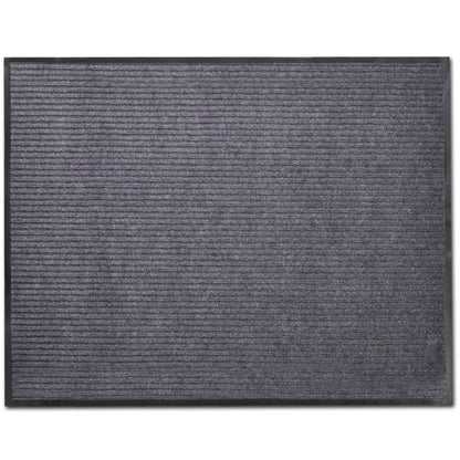 vidaXL Door Mat Grey 90 x 120 cm PVC