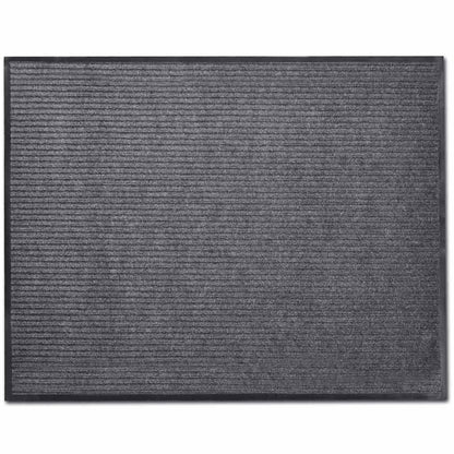 vidaXL Door Mat Grey 90 x 120 cm PVC
