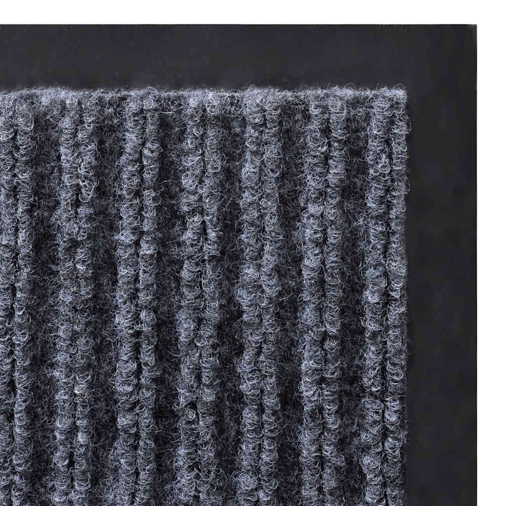 vidaXL Door Mat Grey 90 x 120 cm PVC