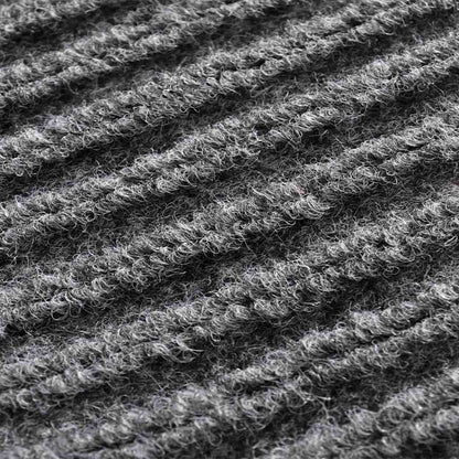 vidaXL Door Mat Grey 90 x 120 cm PVC