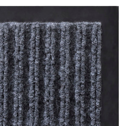 vidaXL Door Mat Grey 90 x 150 cm PVC