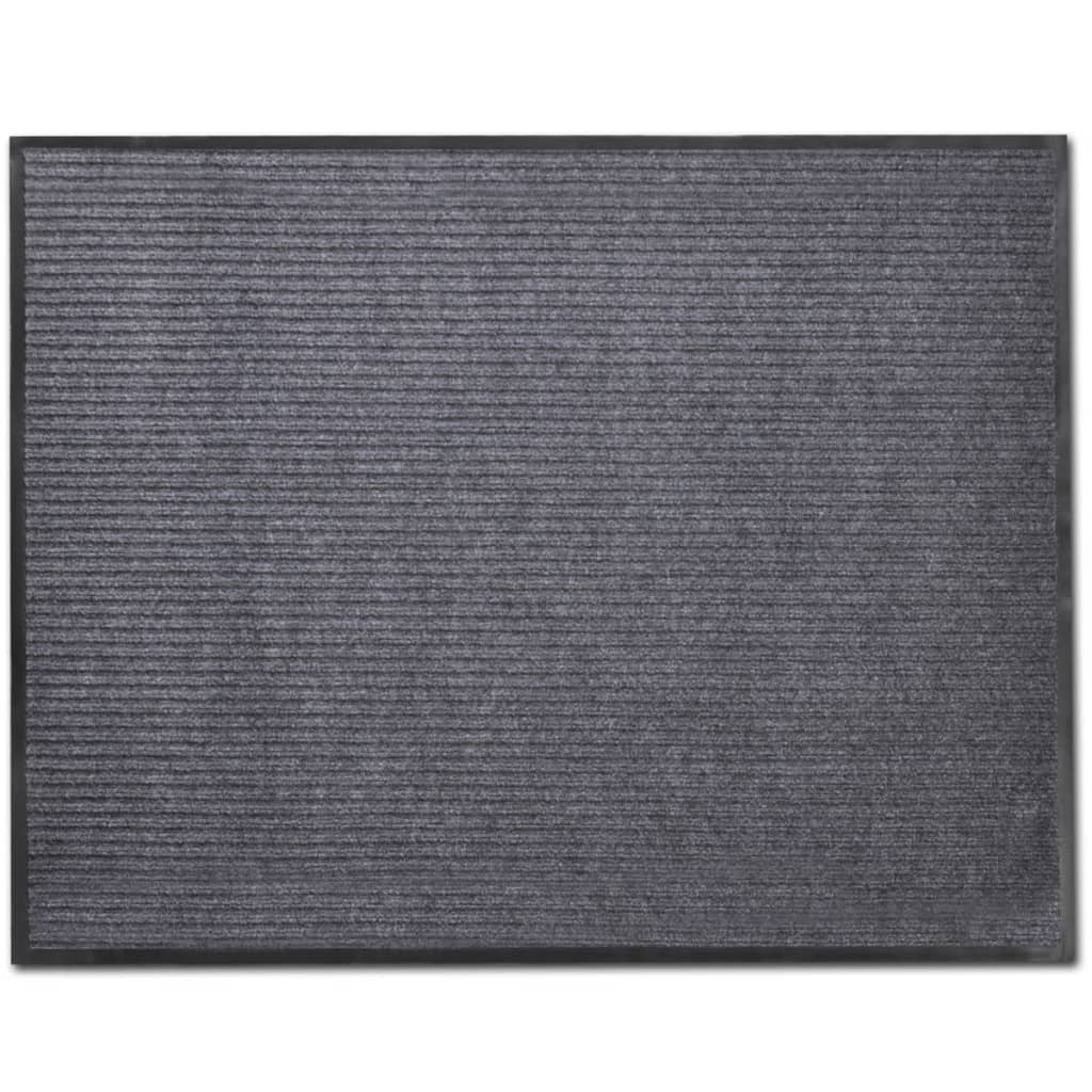 vidaXL Door Mat Grey 120 x 180 cm PVC