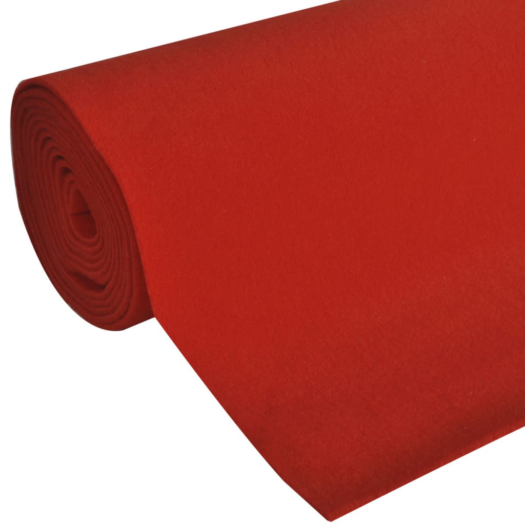 vidaXL Red Carpet 1 x 20 m Extra Heavy 400 g/m2