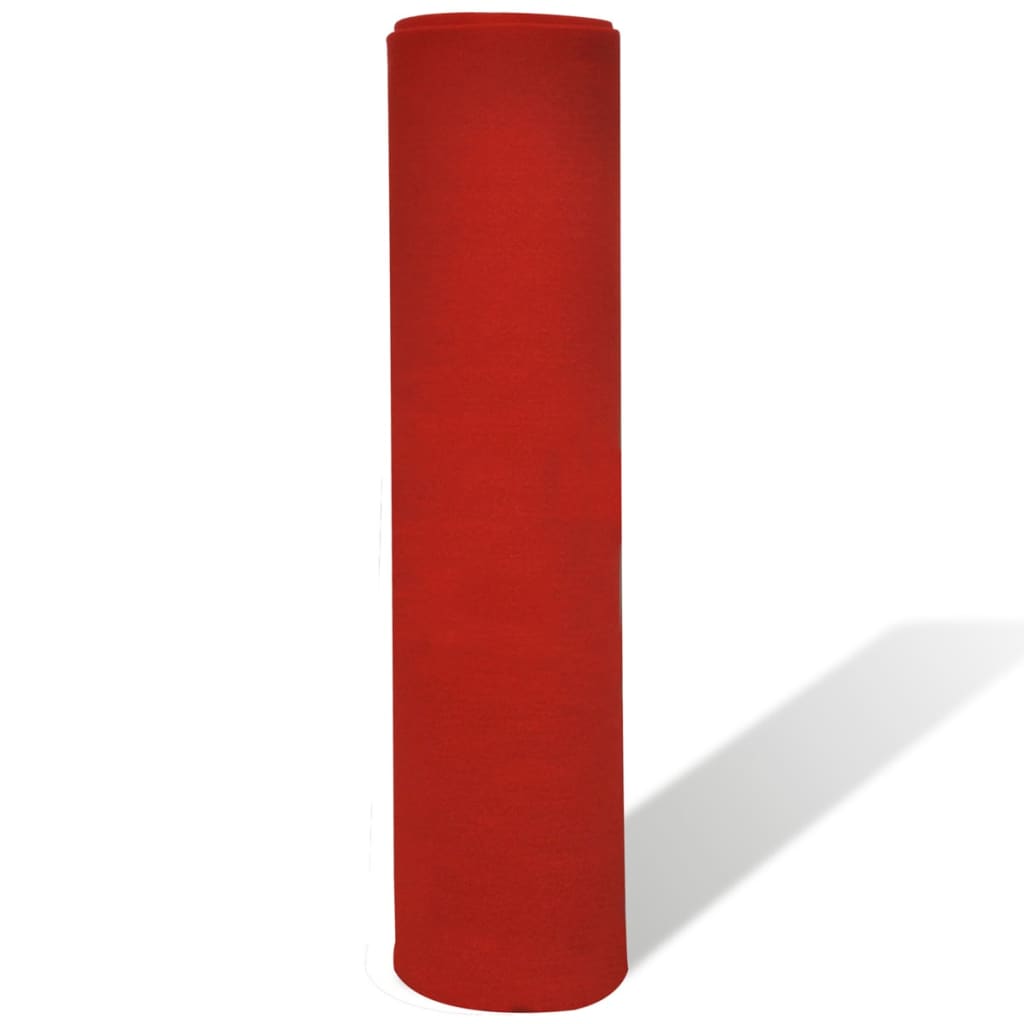 vidaXL Red Carpet 1 x 20 m Extra Heavy 400 g/m2
