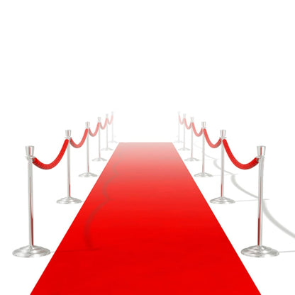 vidaXL Red Carpet 1 x 20 m Extra Heavy 400 g/m2