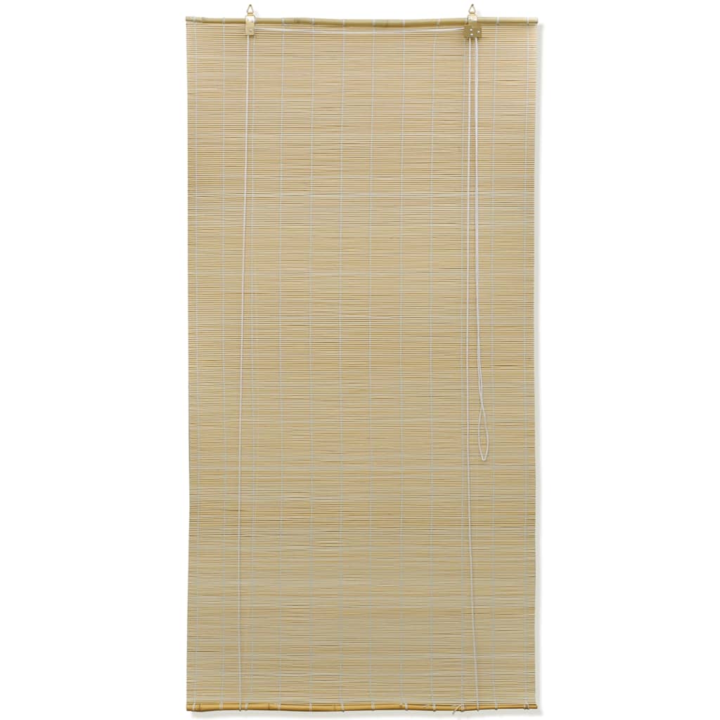 vidaXL Natural Bamboo Roller Blinds 100 x 160 cm