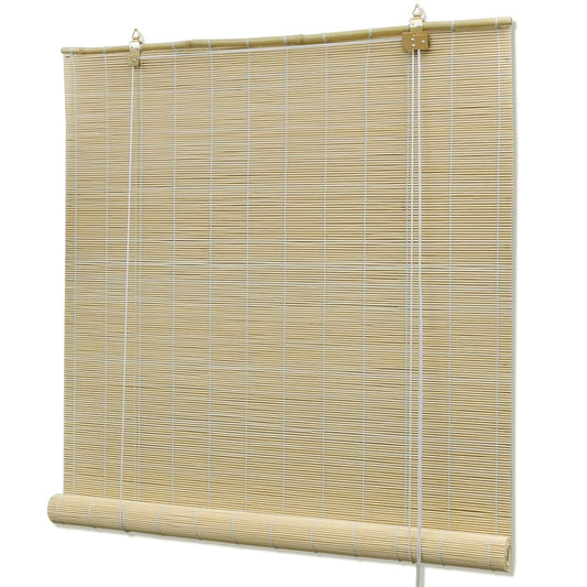 241323 Natural Bamboo Roller Blinds 120 x 220 cm