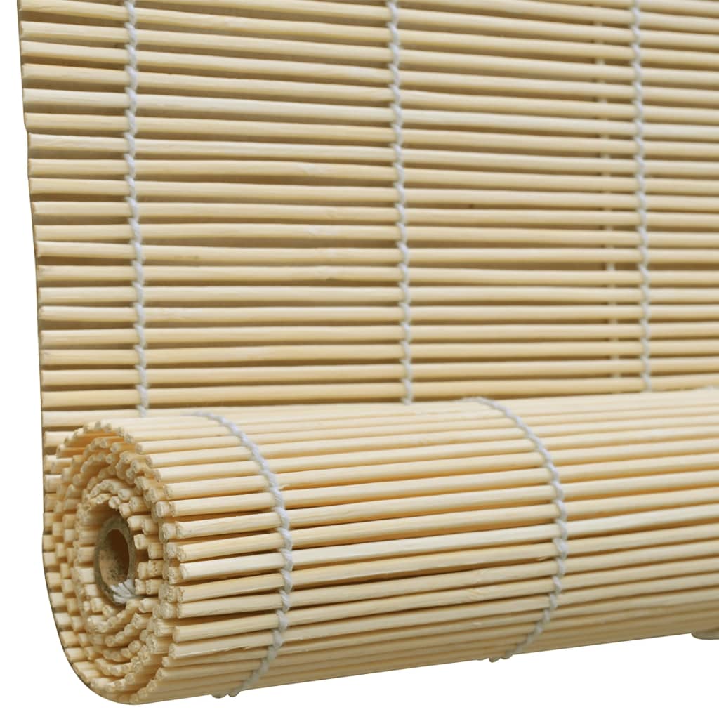 vidaXL Natural Bamboo Roller Blinds 140 x 160 cm