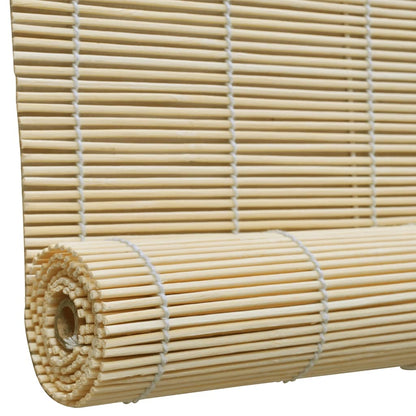 vidaXL Natural Bamboo Roller Blinds 140 x 160 cm