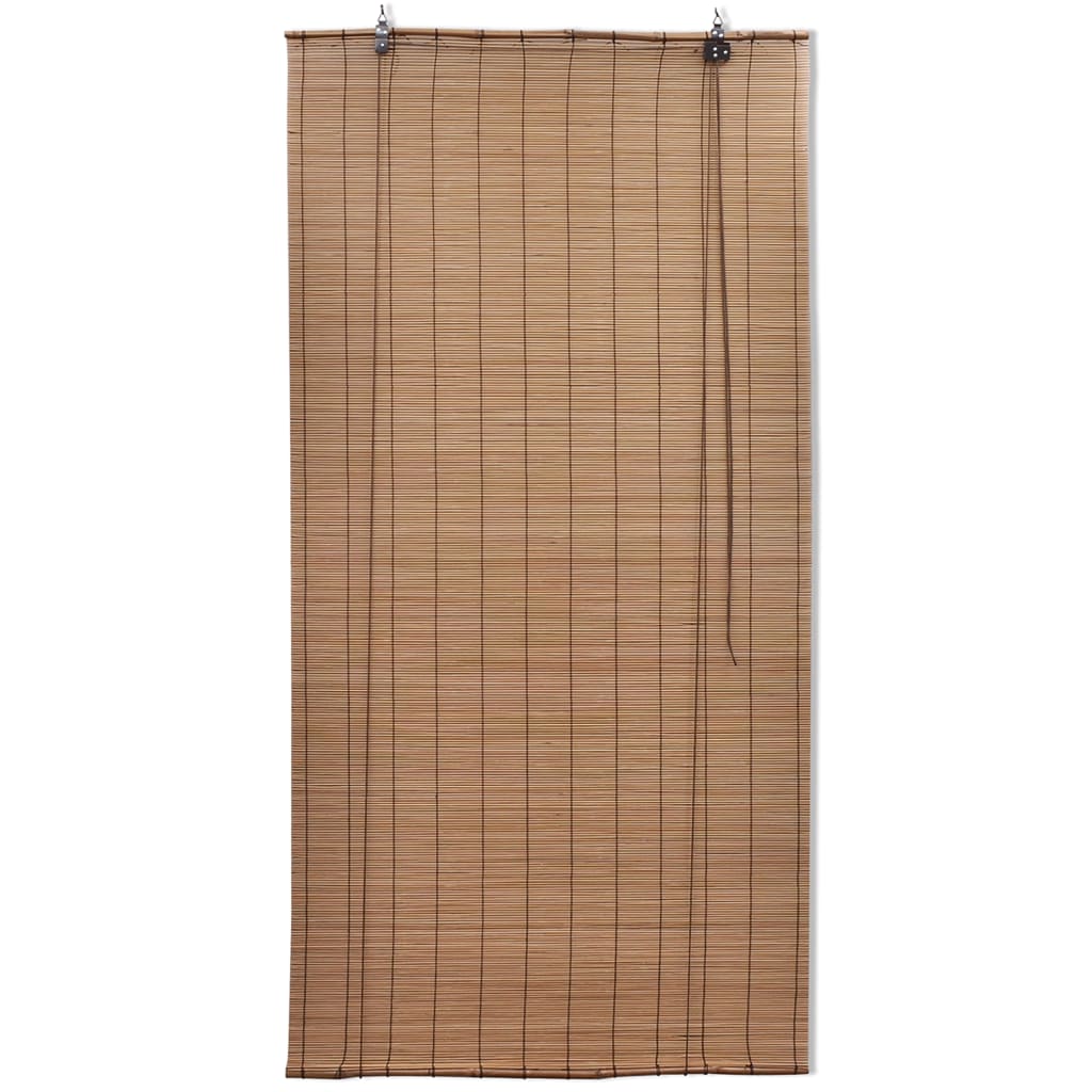 vidaXL Brown Bamboo Roller Blinds 150 x 220 cm