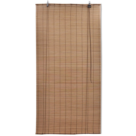241331 Brown Bamboo Roller Blinds 150 x 220 cm