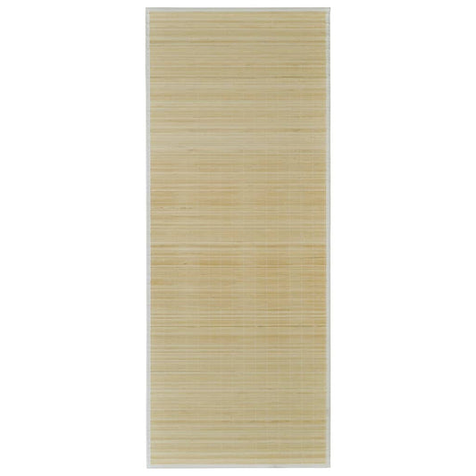Rectangular Natural Bamboo Rug 120 x 180 cm