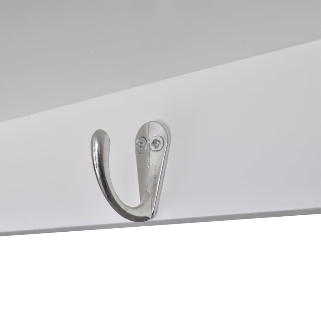 241372 vidaXL Wooden Kitchen Wall Cabinet White