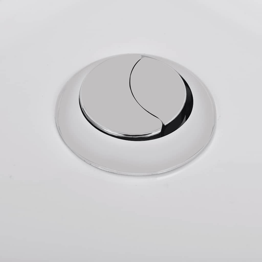 White Ceramic Toilet & Bidet Set