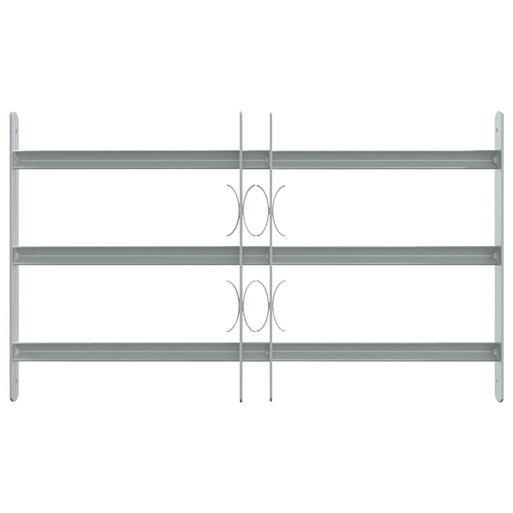 141382 Adjustable Security Grille for Windows with 3 Crossbars 500-650 mm
