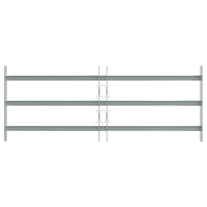 Adjustable Security Grille for Windows with 3 Crossbars 700-1050 mm