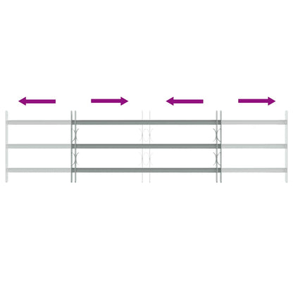 Adjustable Security Grille for Windows with 3 Crossbars 1000-1500 mm
