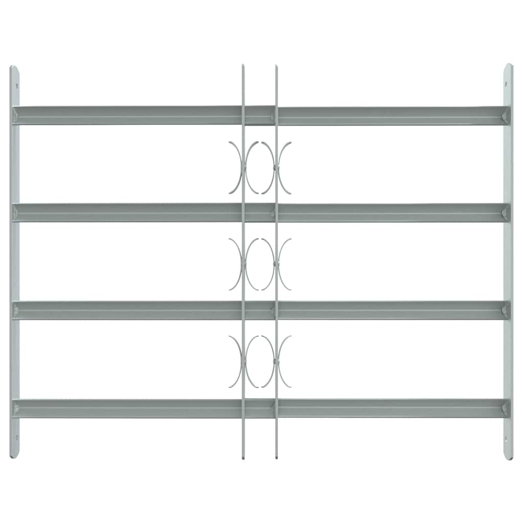 141385 Adjustable Security Grille for Windows with 4 Crossbars 500-650 mm