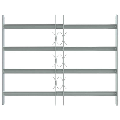 141385 Adjustable Security Grille for Windows with 4 Crossbars 500-650 mm