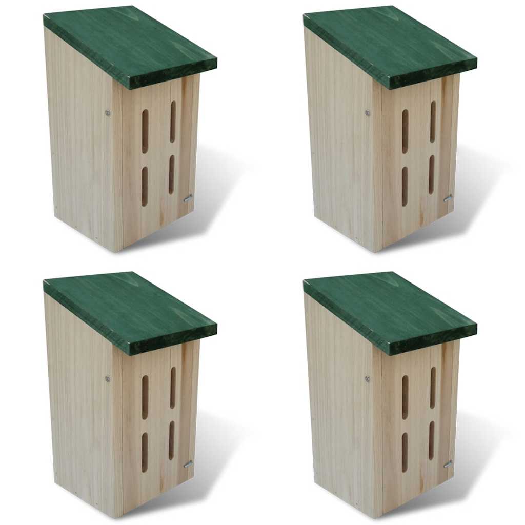 vidaXL Butterfly House 14 x 15 x 22 cm Set of 4