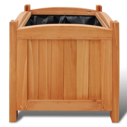 vidaXL Wooden Raised Bed 30 x 30 x 30 cm Set of 2
