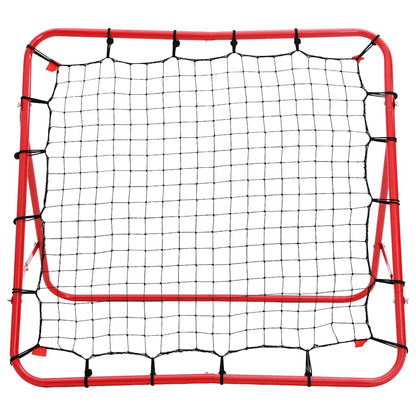 vidaXL Adjustable Football Kickback Rebounder 100 x 100 cm