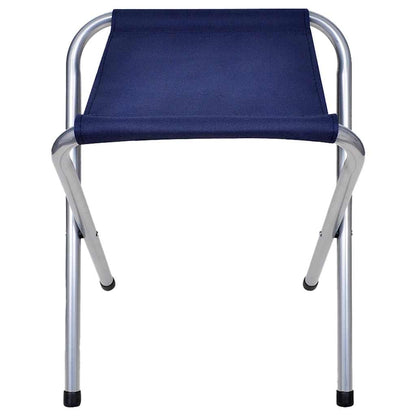 vidaXL Foldable Camping Table Set with 4 Stools Height Adjustable 120 x 60 cm