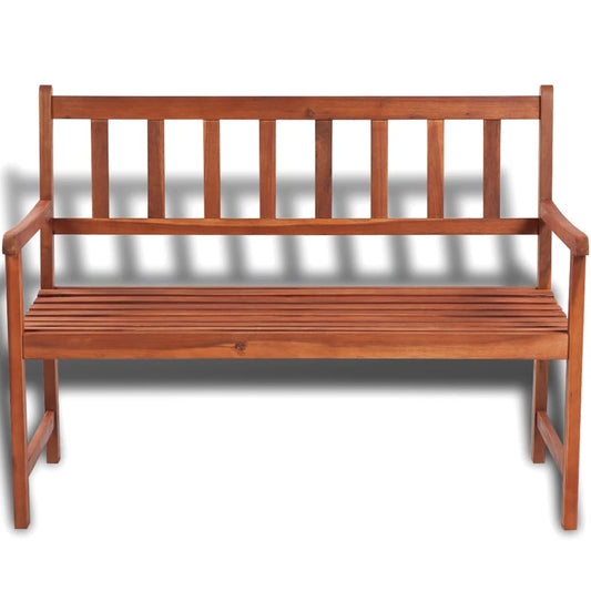vidaXL Garden Bench | Light Brown | Acacia hardwood | Medium | Durable