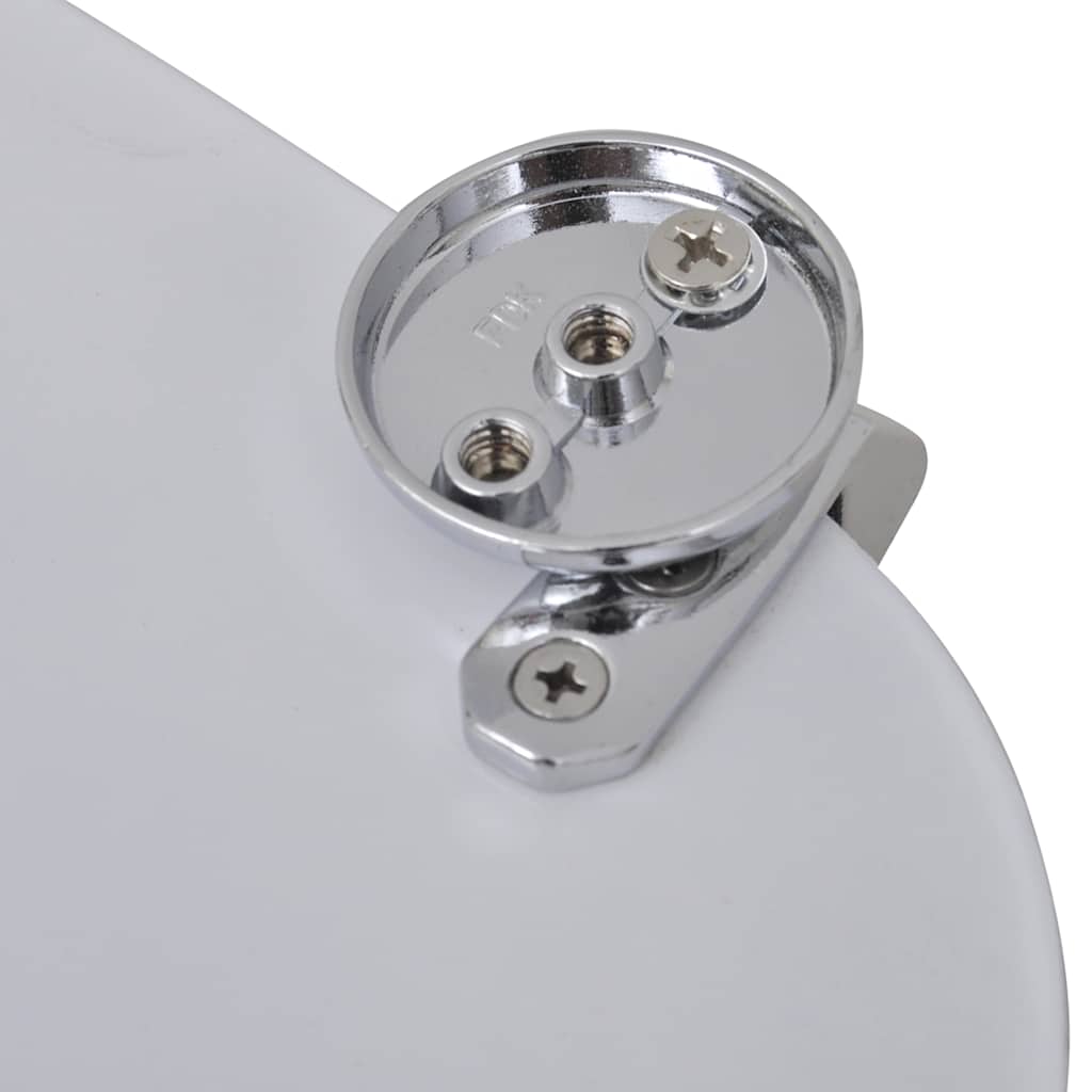 vidaXL Toilet Seat with MDF Lid Water Drop Design